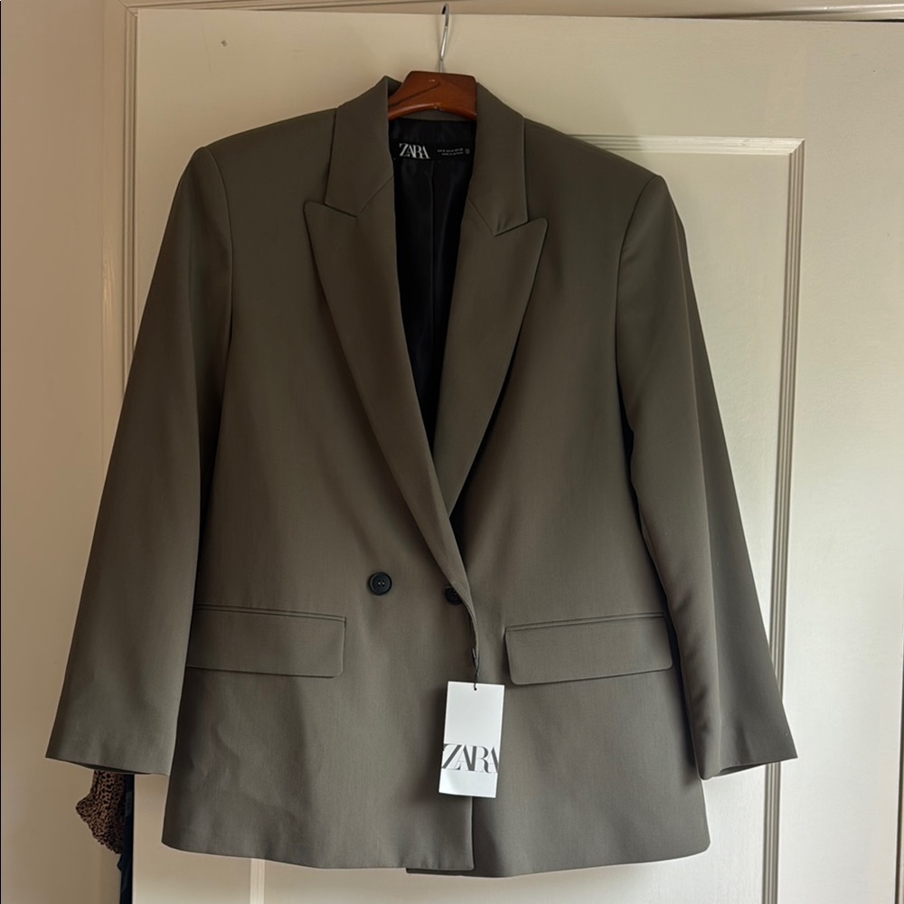Zara Olive Green Blazer